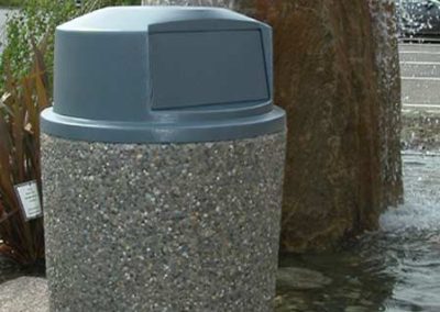 Aggregate Stone Waste Receptacle