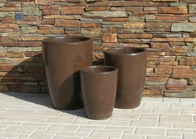 Xinh Planter Pots - Bark Stain